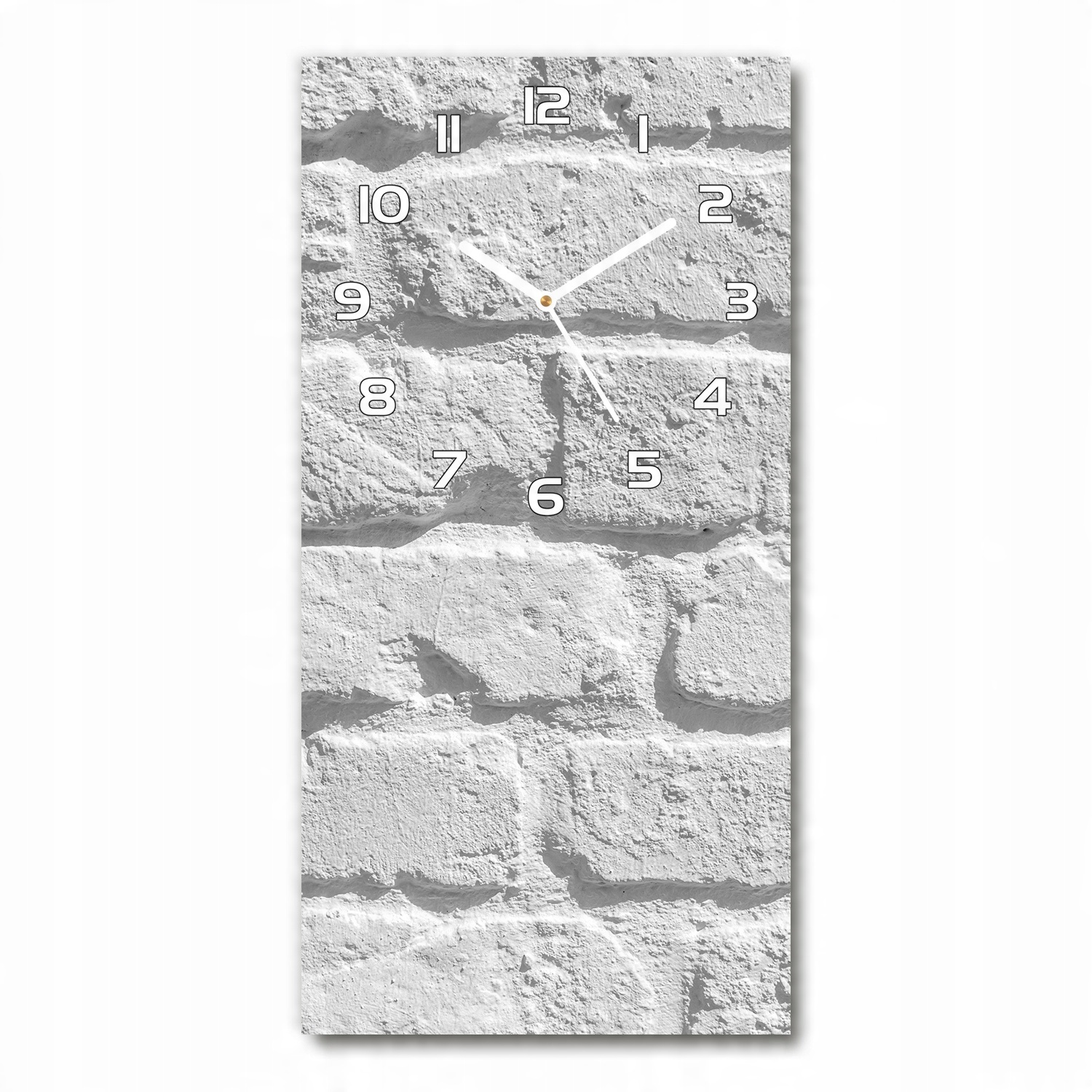 

Zegar szklany ścienny Ceglana ściana 30x60 pionowy