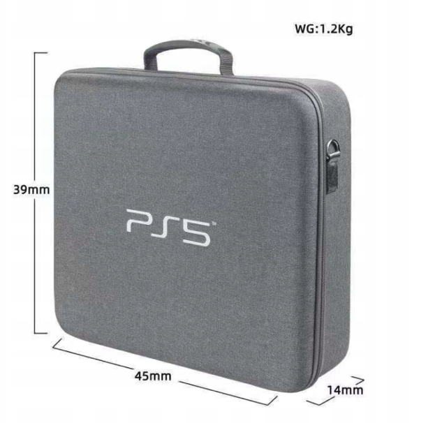 TORBA PODRÓŻNA DO PRZECHOWYWANIA KONSOLI PS5 SZARA Kod producenta RE-315-1