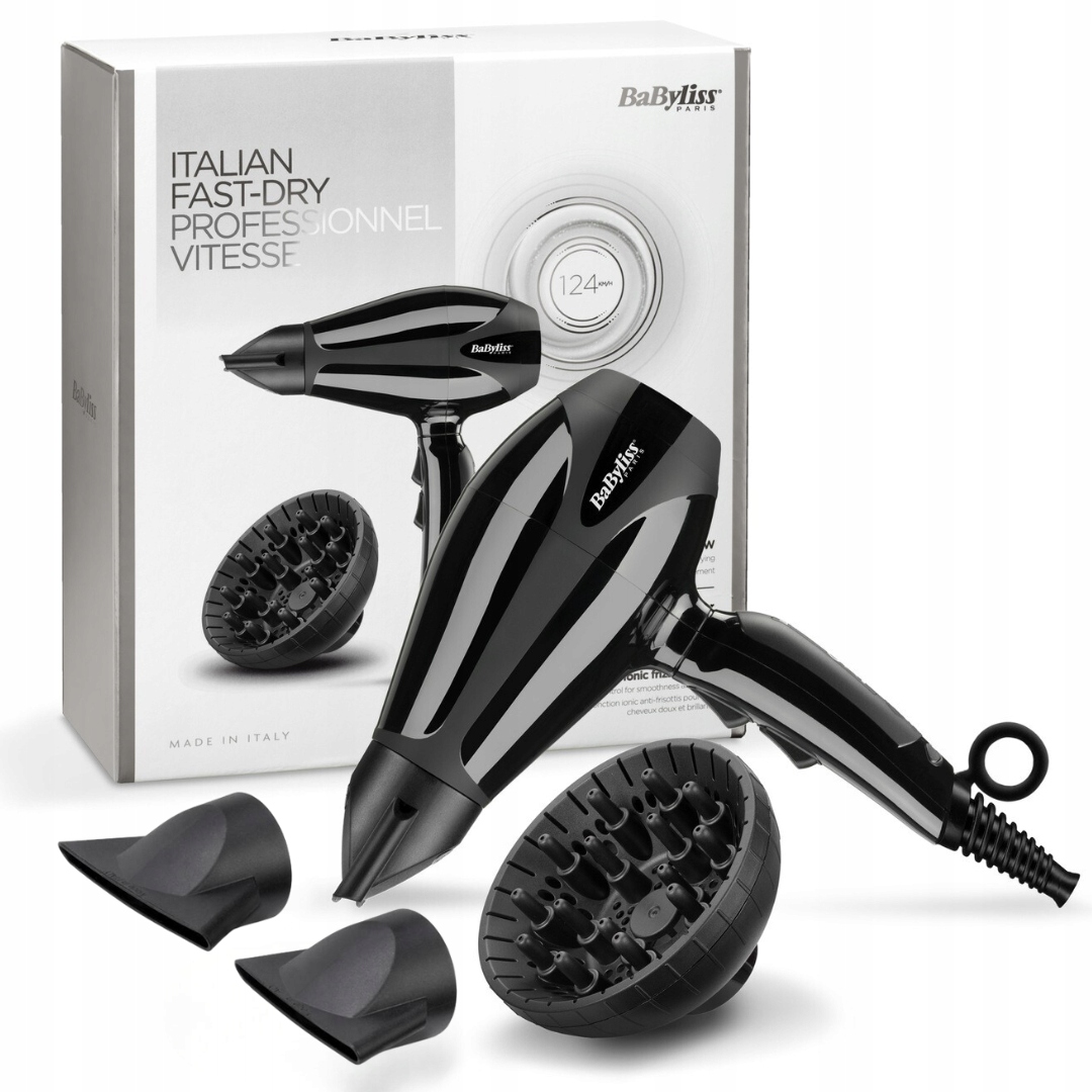 Babyliss Suszarka do Włosów Pro 2400W 6715DE Profesjonalna Jonizacja