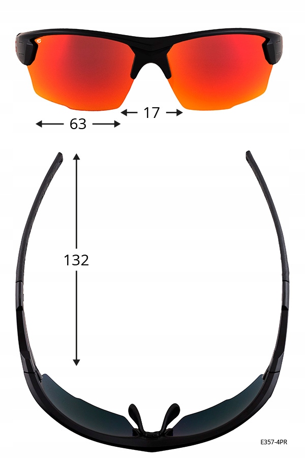 Okulary E357-4PR GOG GLAZE do korekcji! Model GLAZE