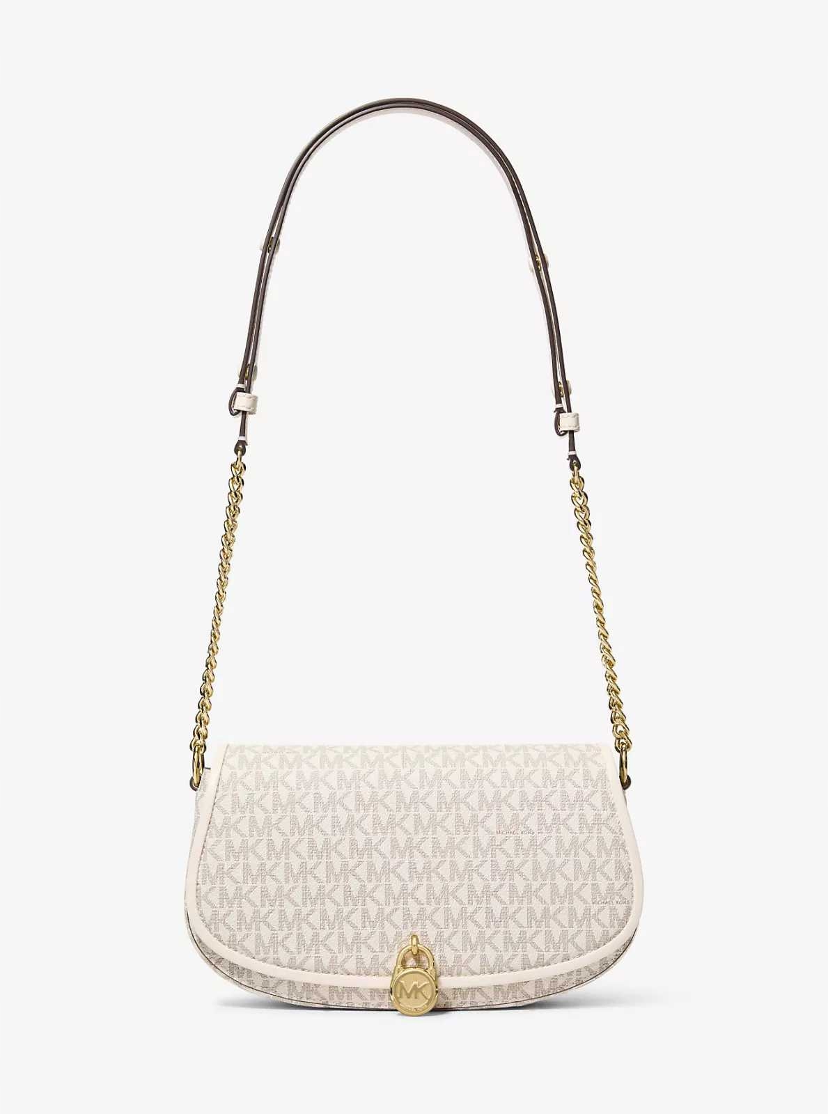 Michael Kors dámská kabelka Mila mléčná logová dárkové balení Zdarma
