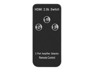 Lanberg switch video 3-port Hdmi black micro Usb port
