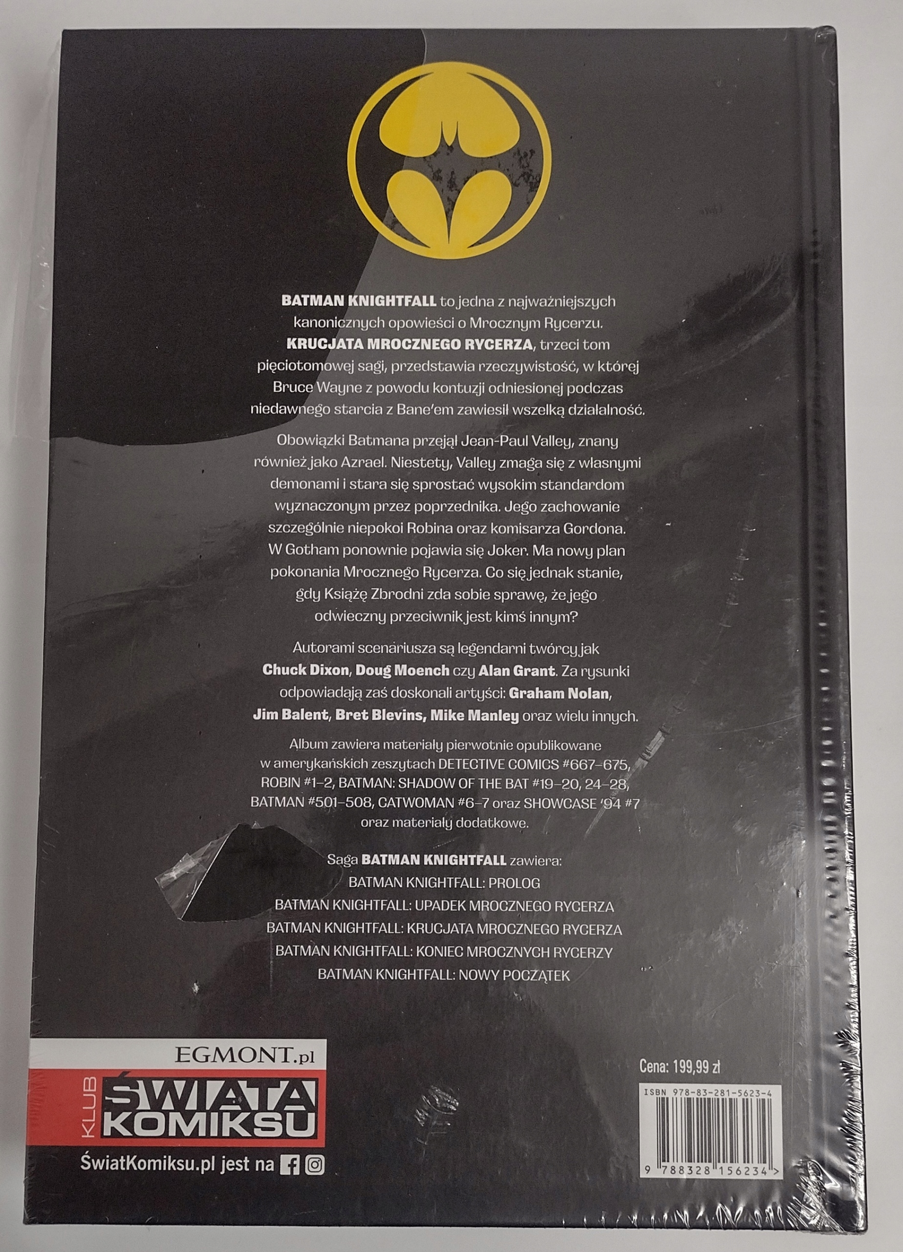 BATMAN KNIGHTFALL 3 KRUCJATA MROCZNEGO RYCERZA Wydawnictwo Egmont