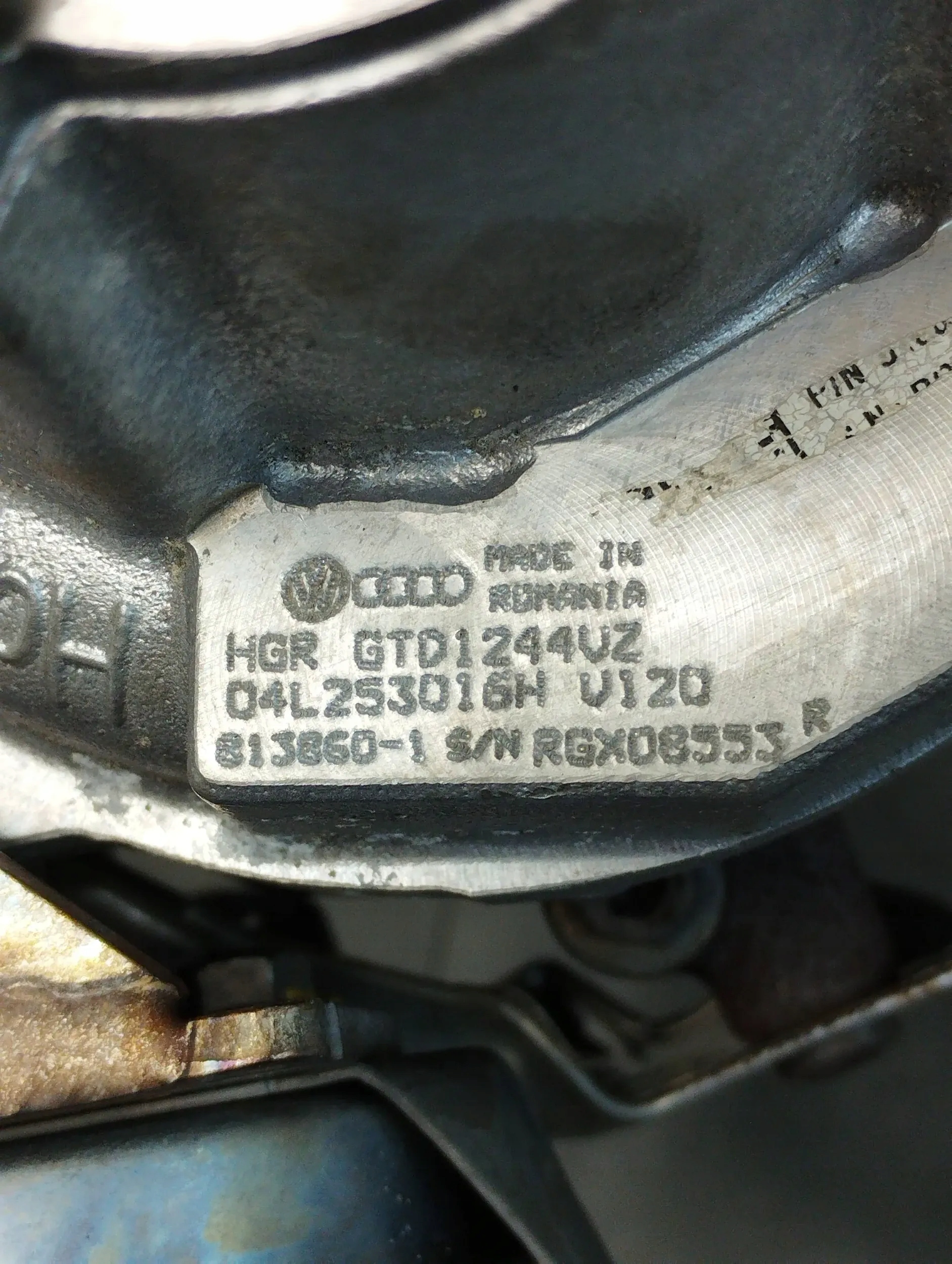 Audi A3 8V 1.6 TDI turbo 04L263016H
