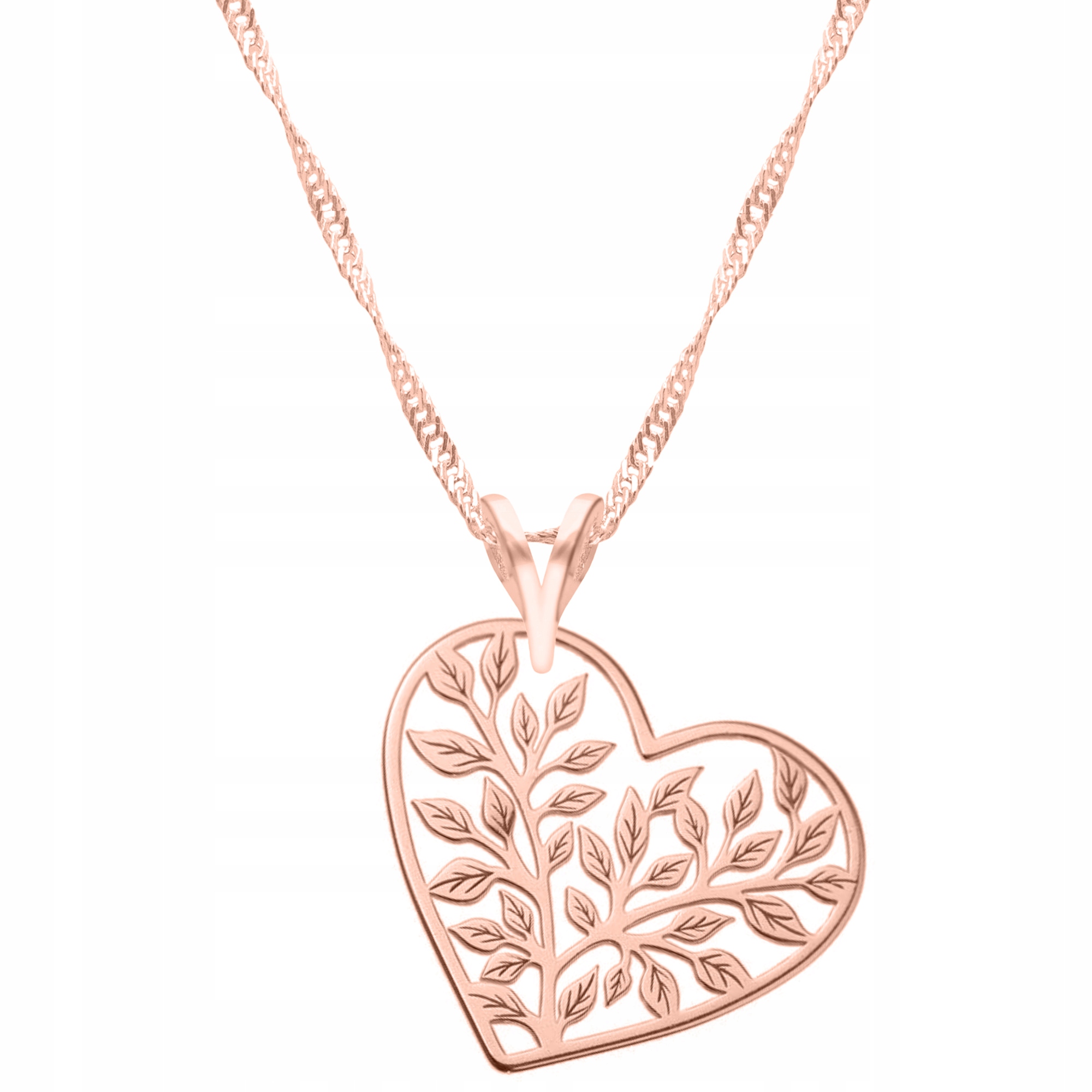 Řetízek zlatý náhrdelník 925 Srdce Ažurové