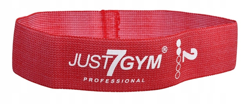 ZESTAW 5 GUM MINI BAND MATERIAŁOWYCH TAŚM FITNESS Szerokość 50 mm