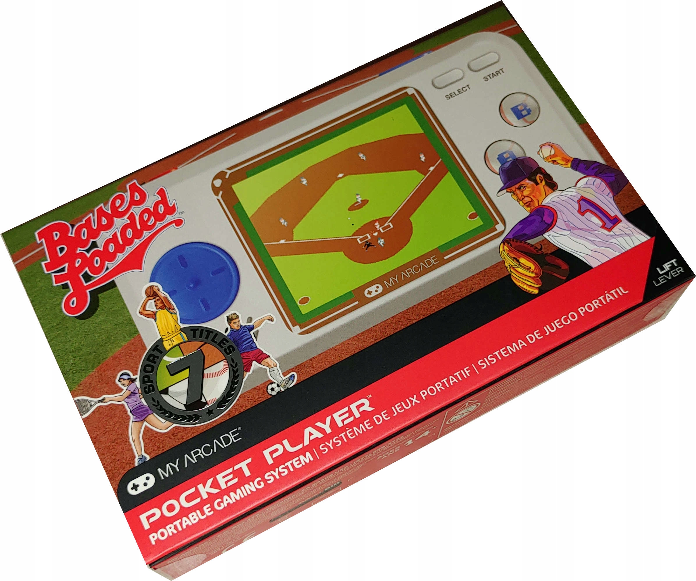 MY ARCADE BASES LOADED POCKET PLAYER / KONSOLA / PRZENOŚNA / 7 GIER Model MY ARCADE BASES LOADED POCKET PLAYER