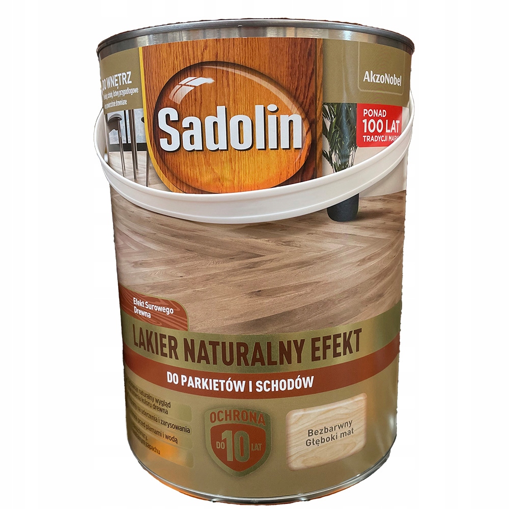 Sadolin Lakier Naturalny Efekt 2,5L Bezbarwny Głęboki mat