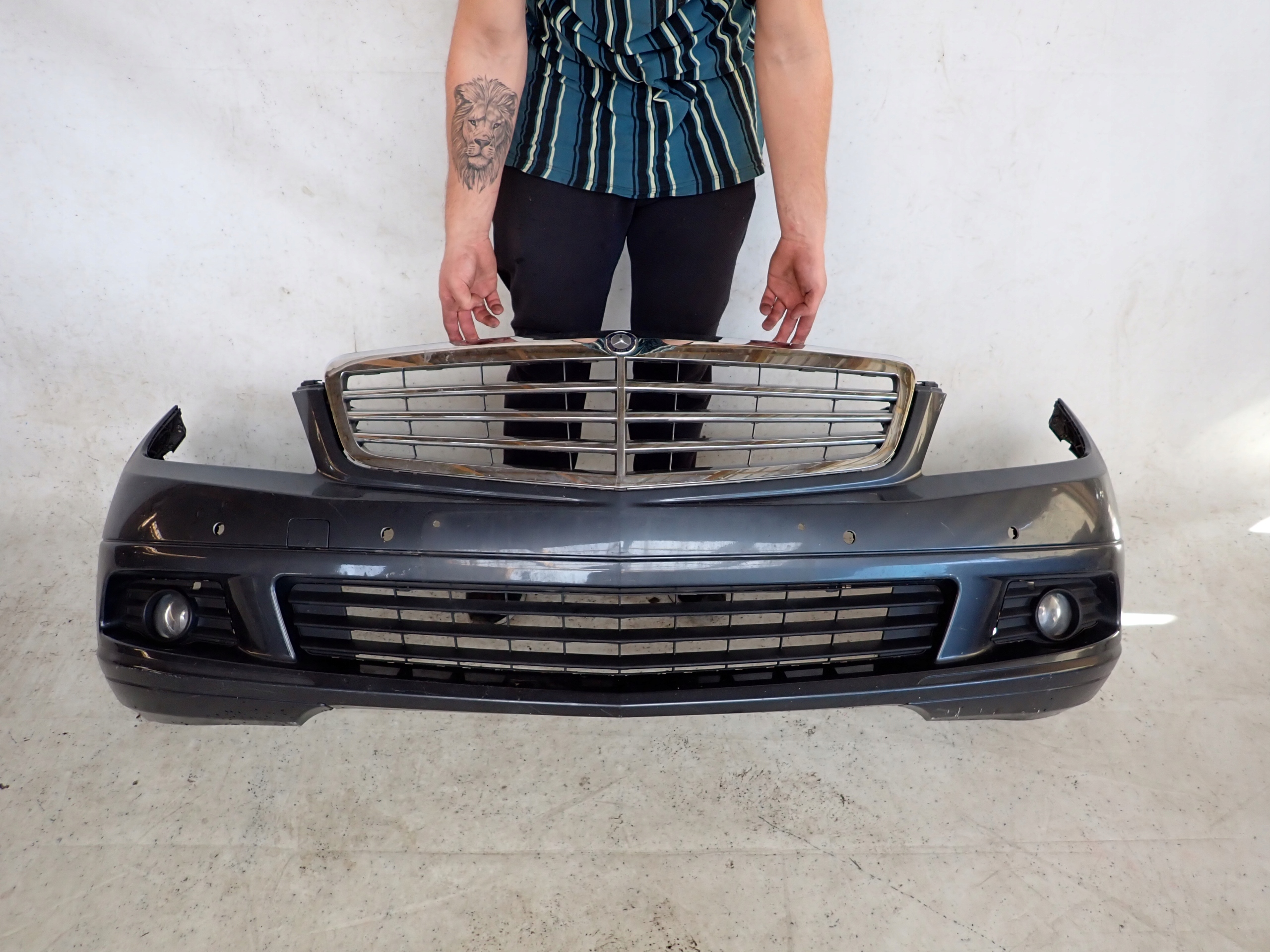 MERCEDES C-KLASA CLASSIC W204 204 bumper front front complete PDC