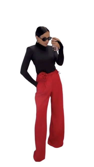 Kalhoty Florenne La Milla Červená Xs