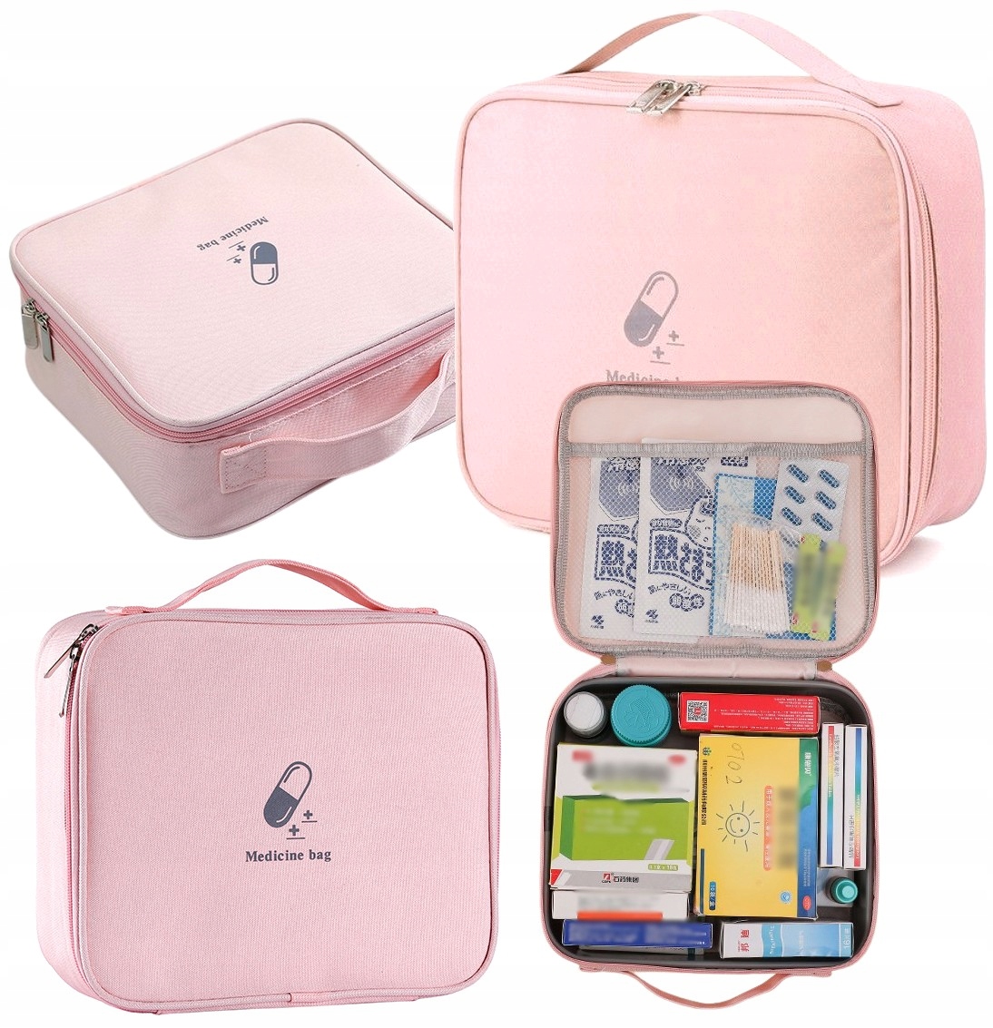 Medyczna Apteczka na leki kosmetyczka podróżna EAN (GTIN) 5905884036914