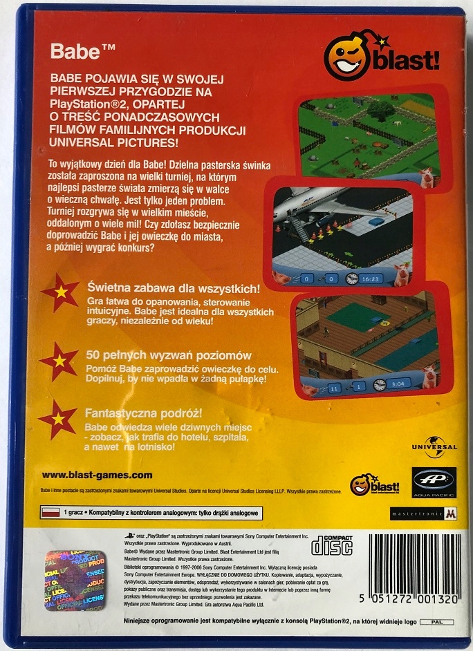 Gra Babe PS2 Sony PlayStation 2 PL Tytuł Babe PL PS2
