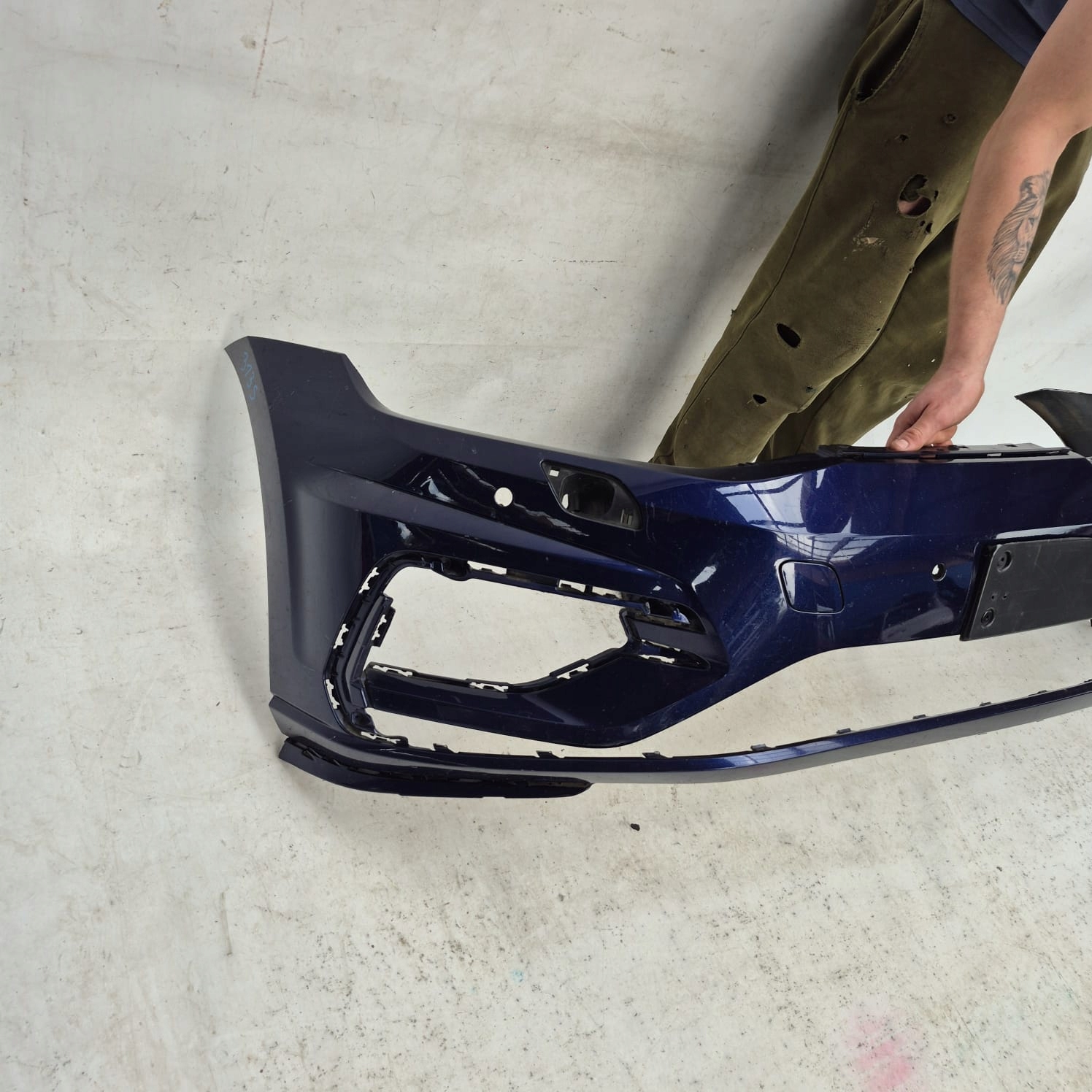 VW GOLF VII 7 R-LINE LIFT 16-20 bumper front front washer 4PDC 5G0807221