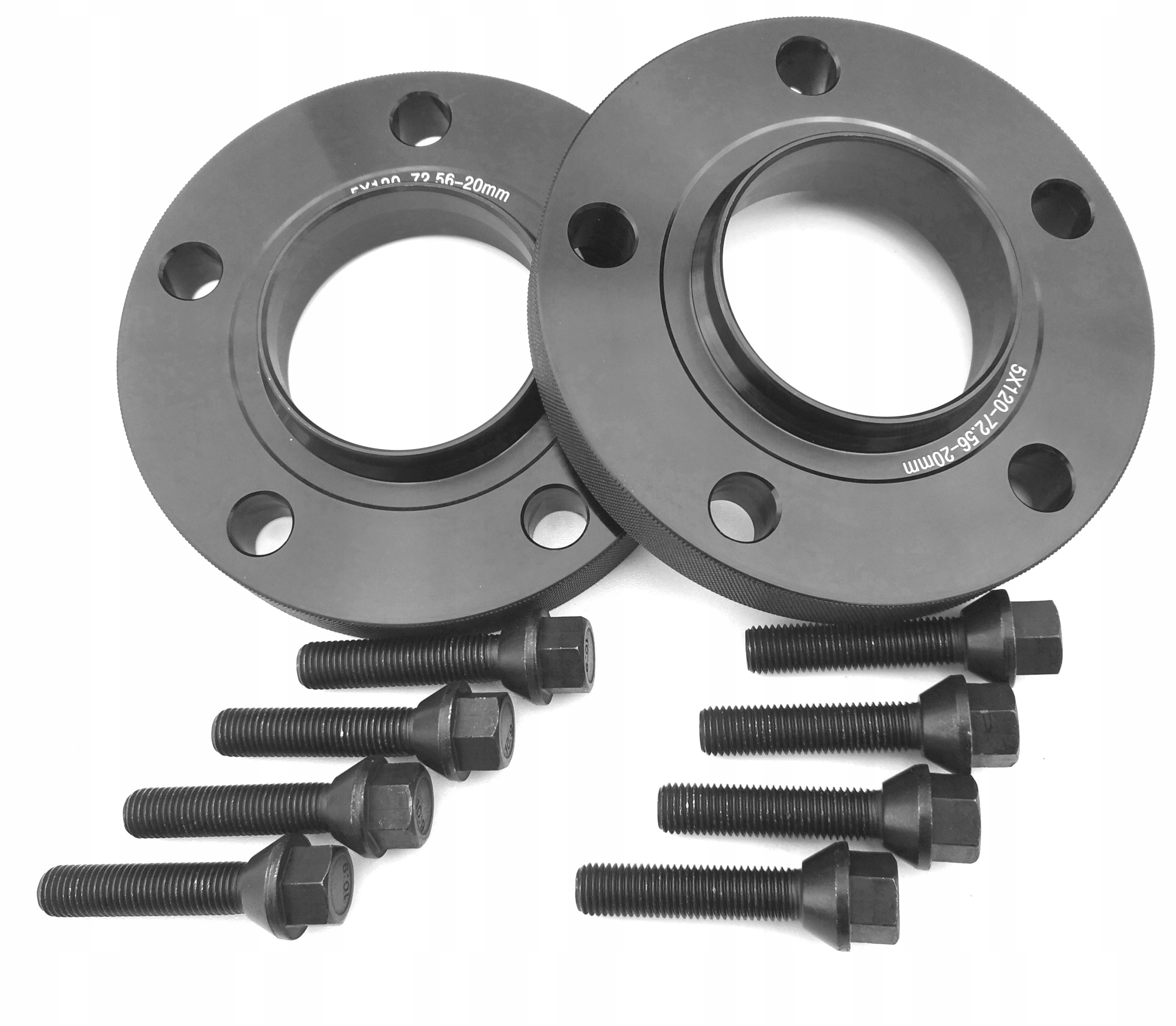 Dystanse do BMW E36 E46 E60 E90 30mm +śruby CZARNE