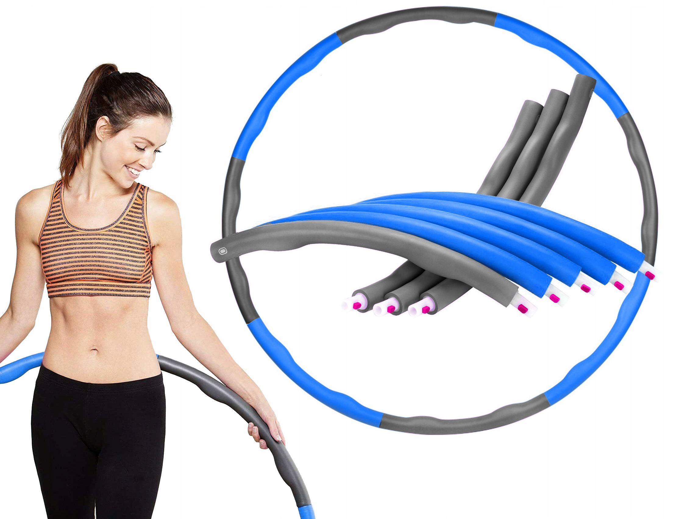 Odchudzające Koło Hula Hop Hulahop Z Masażem 1.0kg