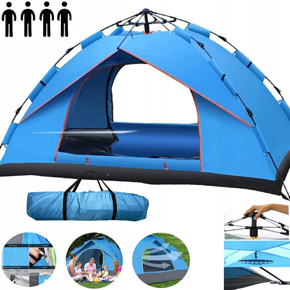 Stan Stan Kempingový Automatický 3-4 Lůžkový 200*200 CM