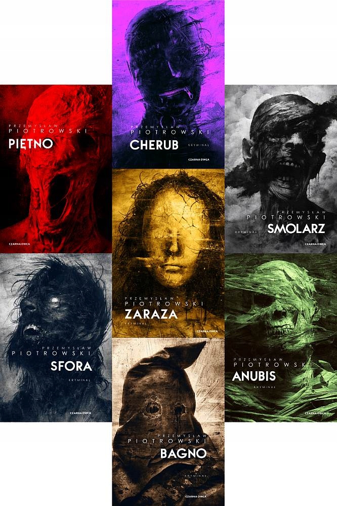 PIOTROWSKI - pakiet 7x KOMISARZ BRUDNY / Piętno Smolarz Anubis