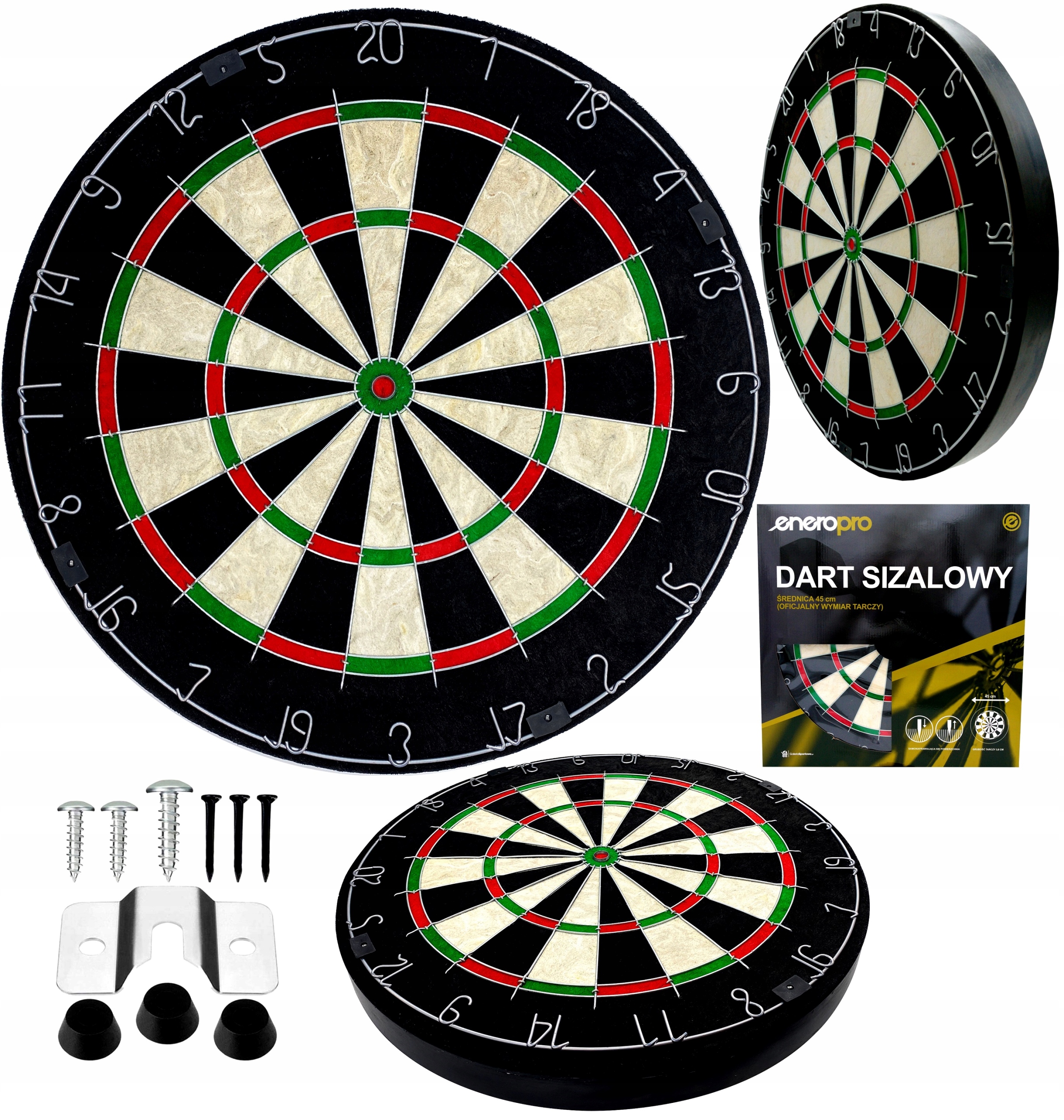 SILAZOWA Tarcza Dart Sizalowy 45 cm DO GRY W RZUTKI