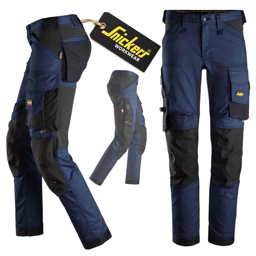 Pánské pracovní kalhoty Snickers Premium Silné Elastické Stretch Cordura