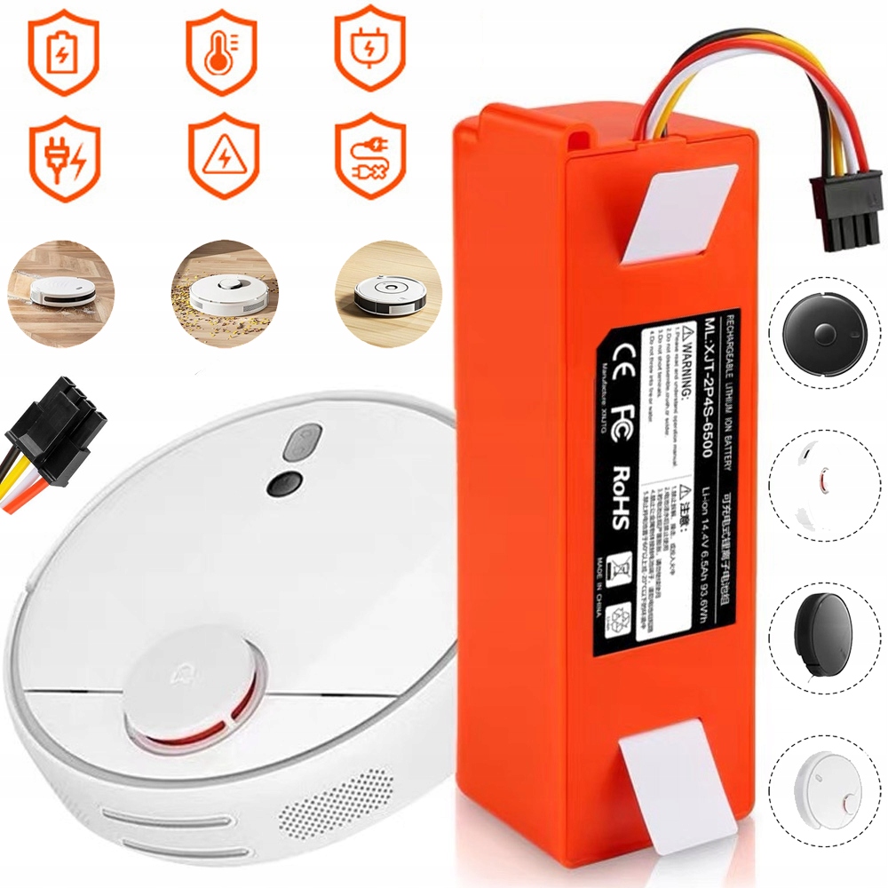 Baterie Akumulátor Pro Vysavač Xiaomi Roborock S50/S51/S55 Výkonná 14,4 V