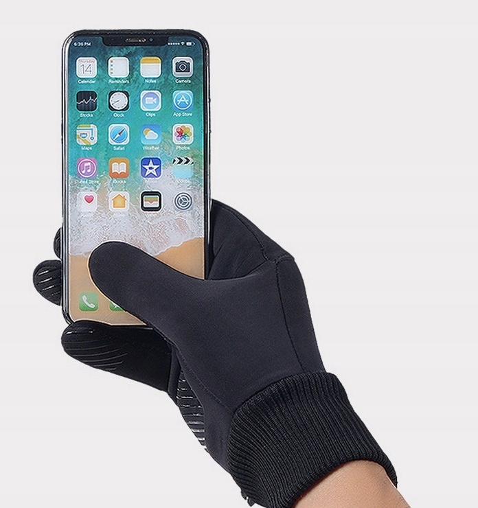 ZIMOWE RĘKAWICZKI DOTYKOWE DO BIEGANIA WODOODPORNE WIATROSZCZELNE LECERTO Płeć produkt uniseks