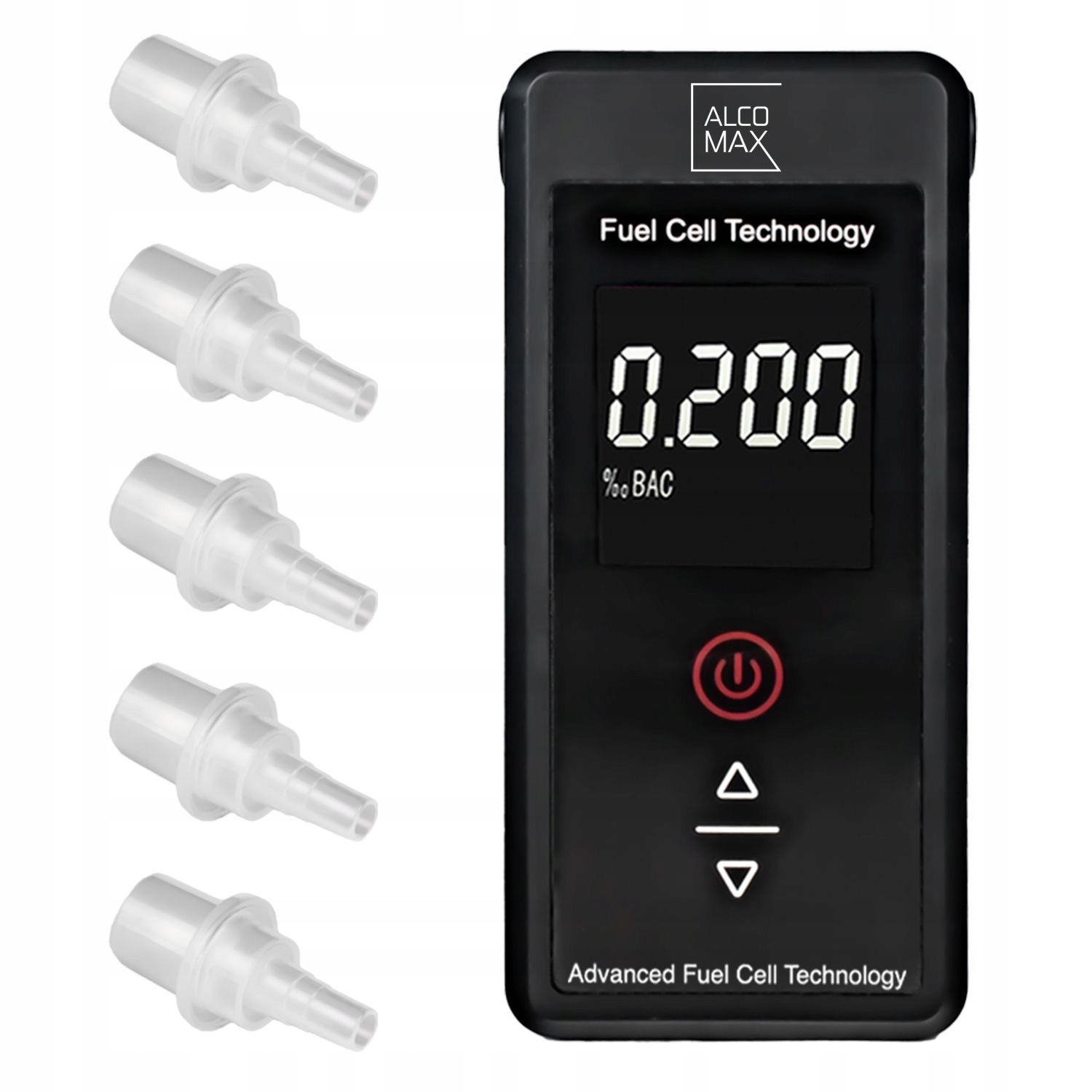 ALKOMAT AX7 ELEKTROCHEMICZNY Z PLATYNĄ 5000 POMIARÓW BEZ KALIBRACJI ZESTAW