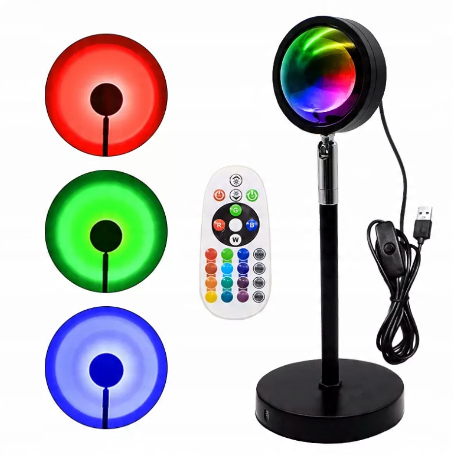 

Lampa led zachód słońca projektor sunset lampka