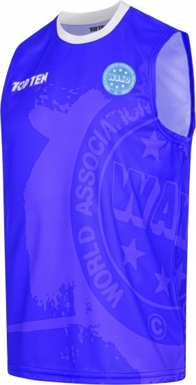 Tričko bez rukávů do kicklightu Top Ten (wako Approved) XL