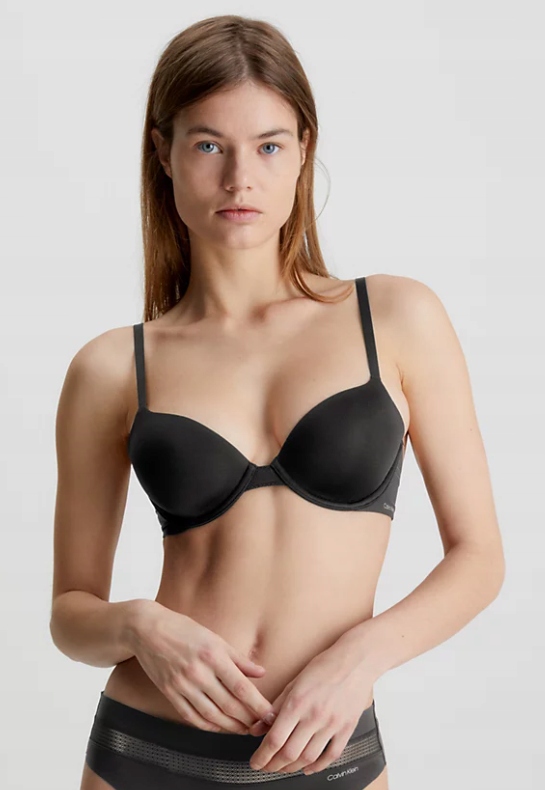 Calvin Klein Vyztužená Černá Hladká Podprsenka 75C 2A2F3_B* Tia