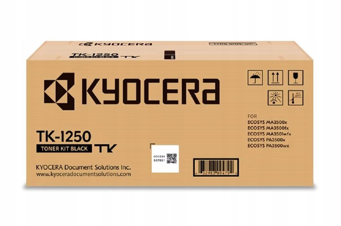 Toner Czarny Kyocera Ecosys MA3500x (TK-1250, TK1250, 1T0C3H0NL0