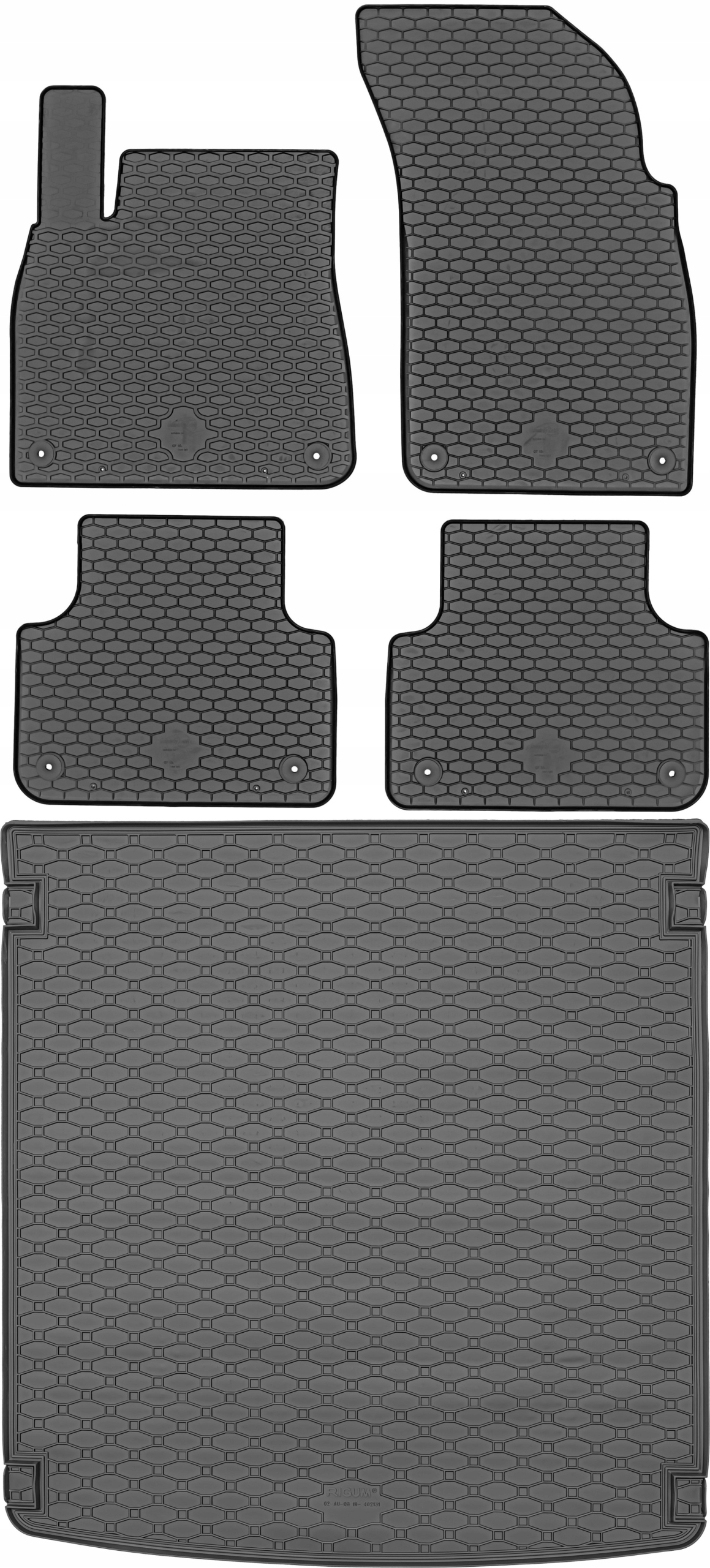 Audi Q8 I Suv 2018- Sada Koberce batožinový priestor