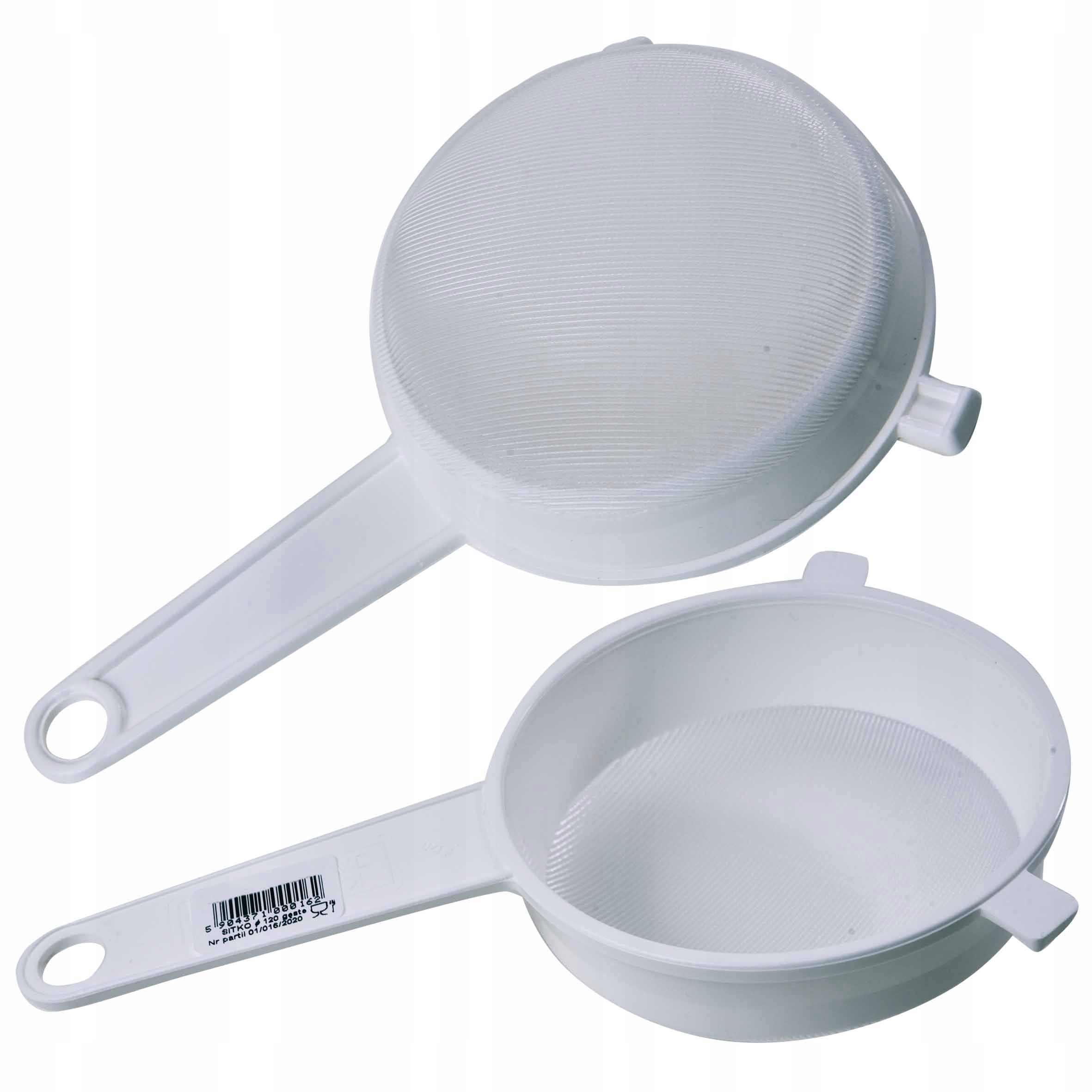 SITKO SITO PLASTIKOWE CEDZAK gęste do filtracji fi120 mm 12cm białe