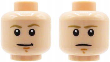 

Lego głowa figurki (3626cpb1414) dwustronna, męska