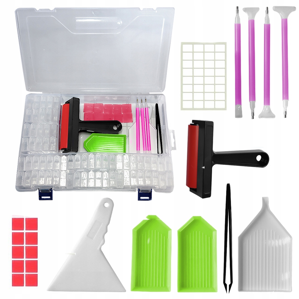 Příslušenství Diamantová Výšivka, Diamond Painting Sada