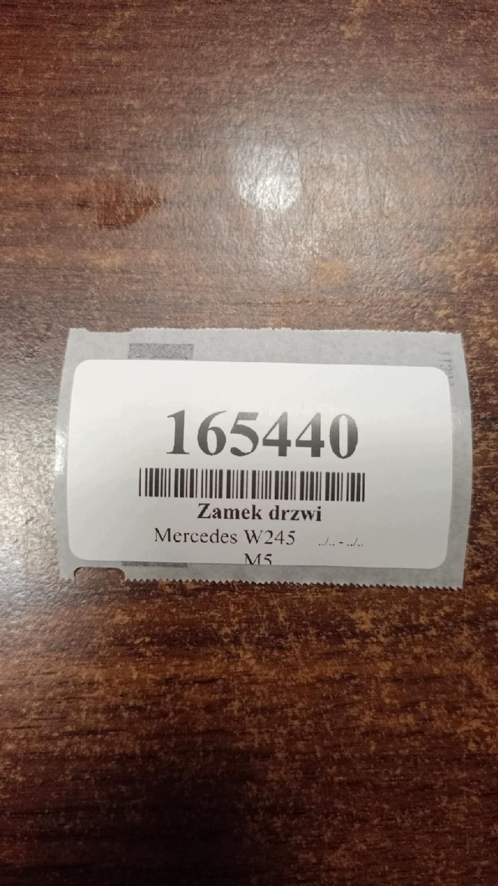 MERCEDES B class W245 lock door left rear part 1697302135
