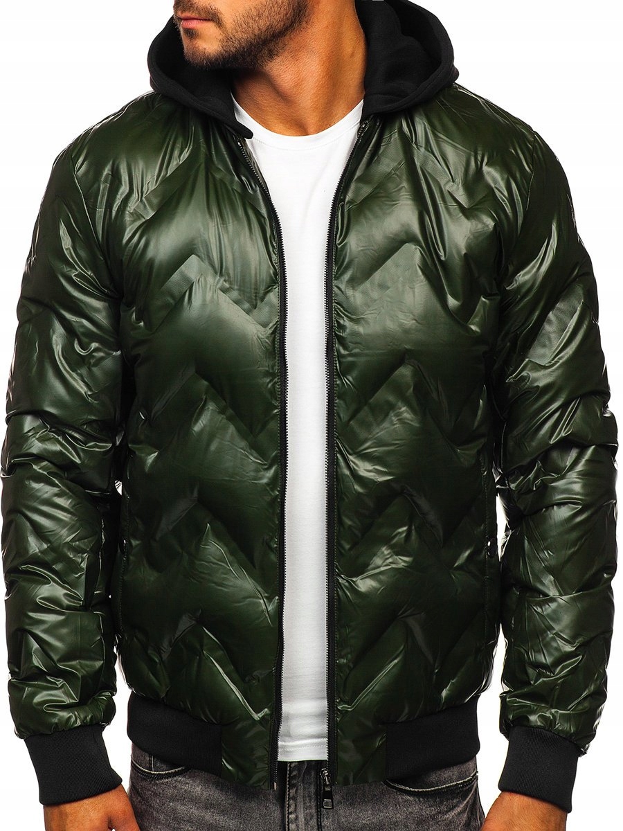 

Kurtka Zimowa Męska Zielona 6590 DENLEY_2XL