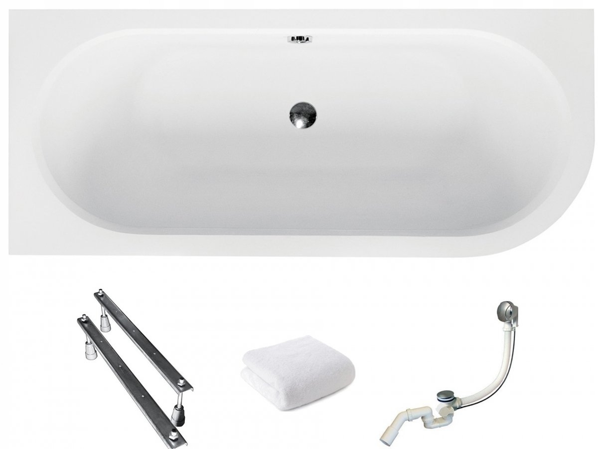 Vana 170x75 Avita Slim Levá Sifon