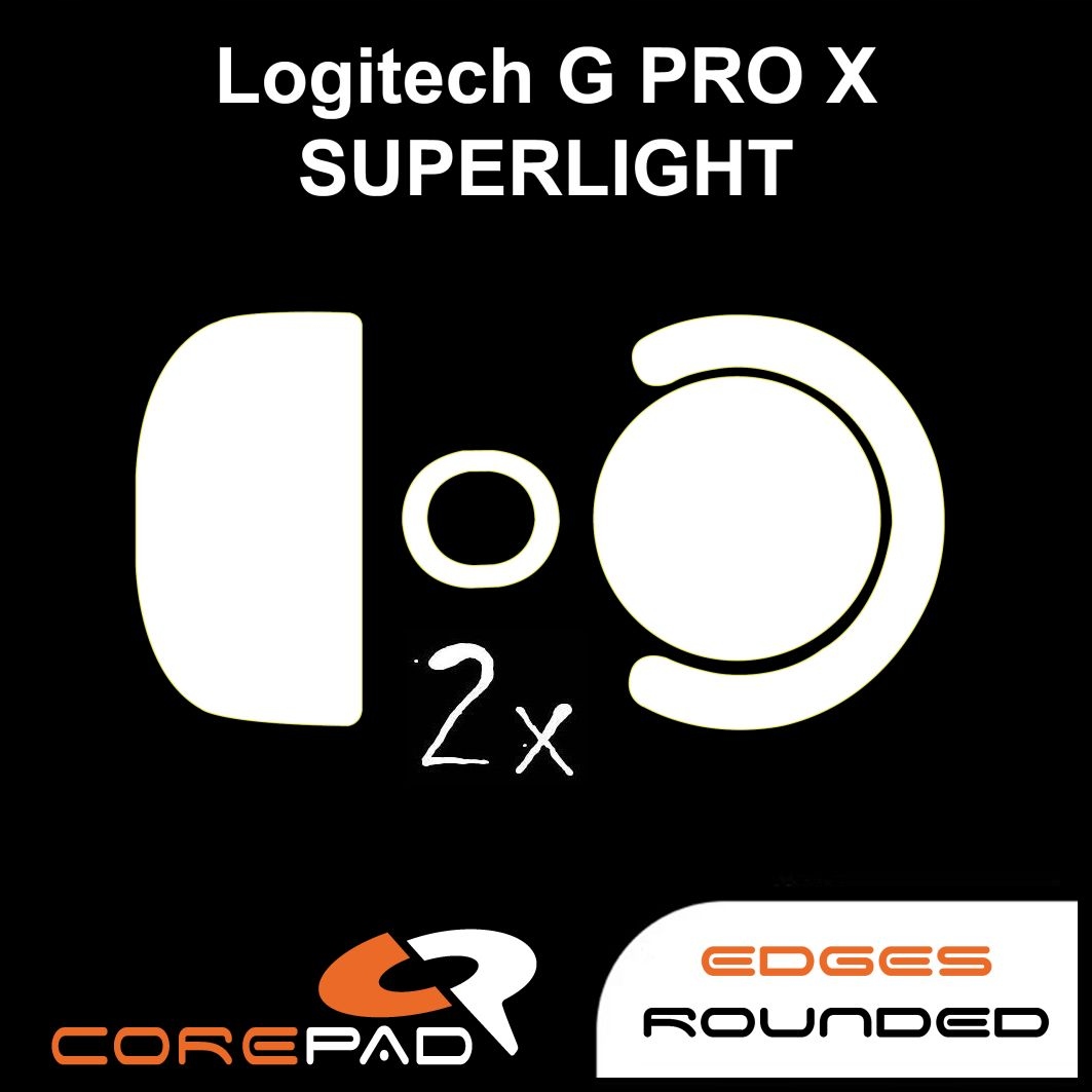 

2 x CorePad Ślizgacze G Pro X Superlight Wireless