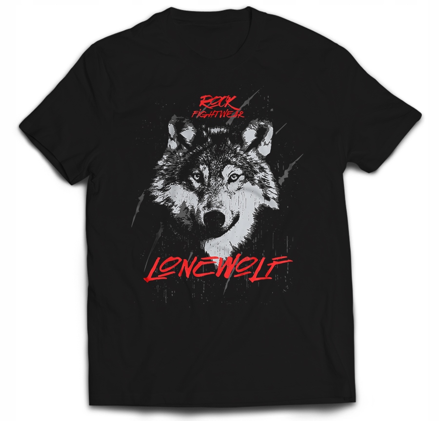 

Samotny wilk Wilk Wolf Lone Wolf Wilki Pack 3XL