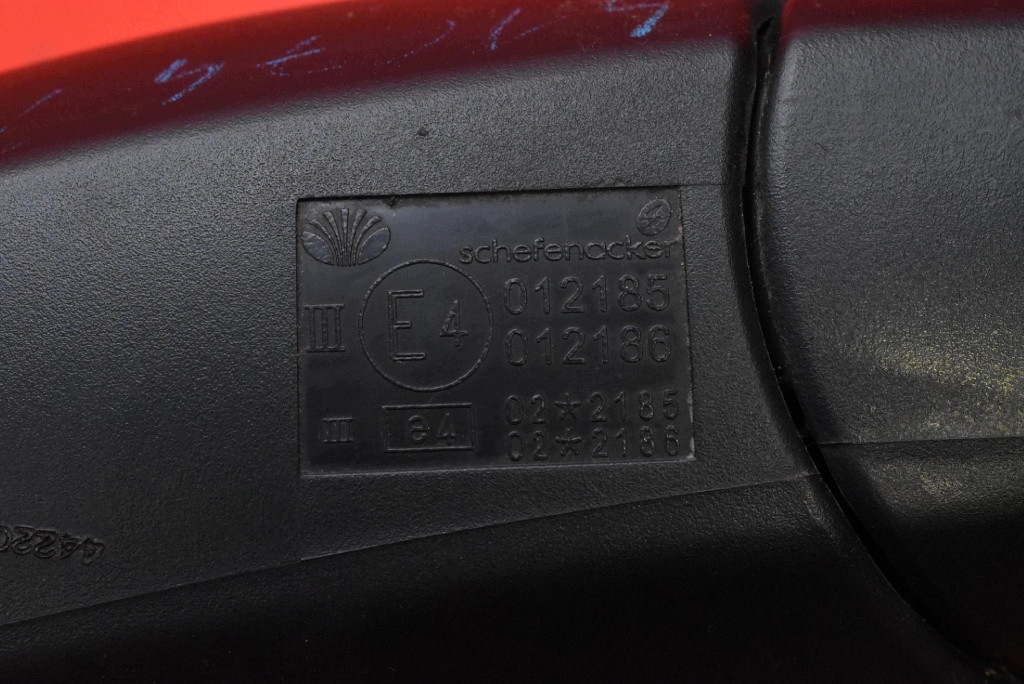 mirror right black, manually EU 012185 DAEWOO KALOS 02-07