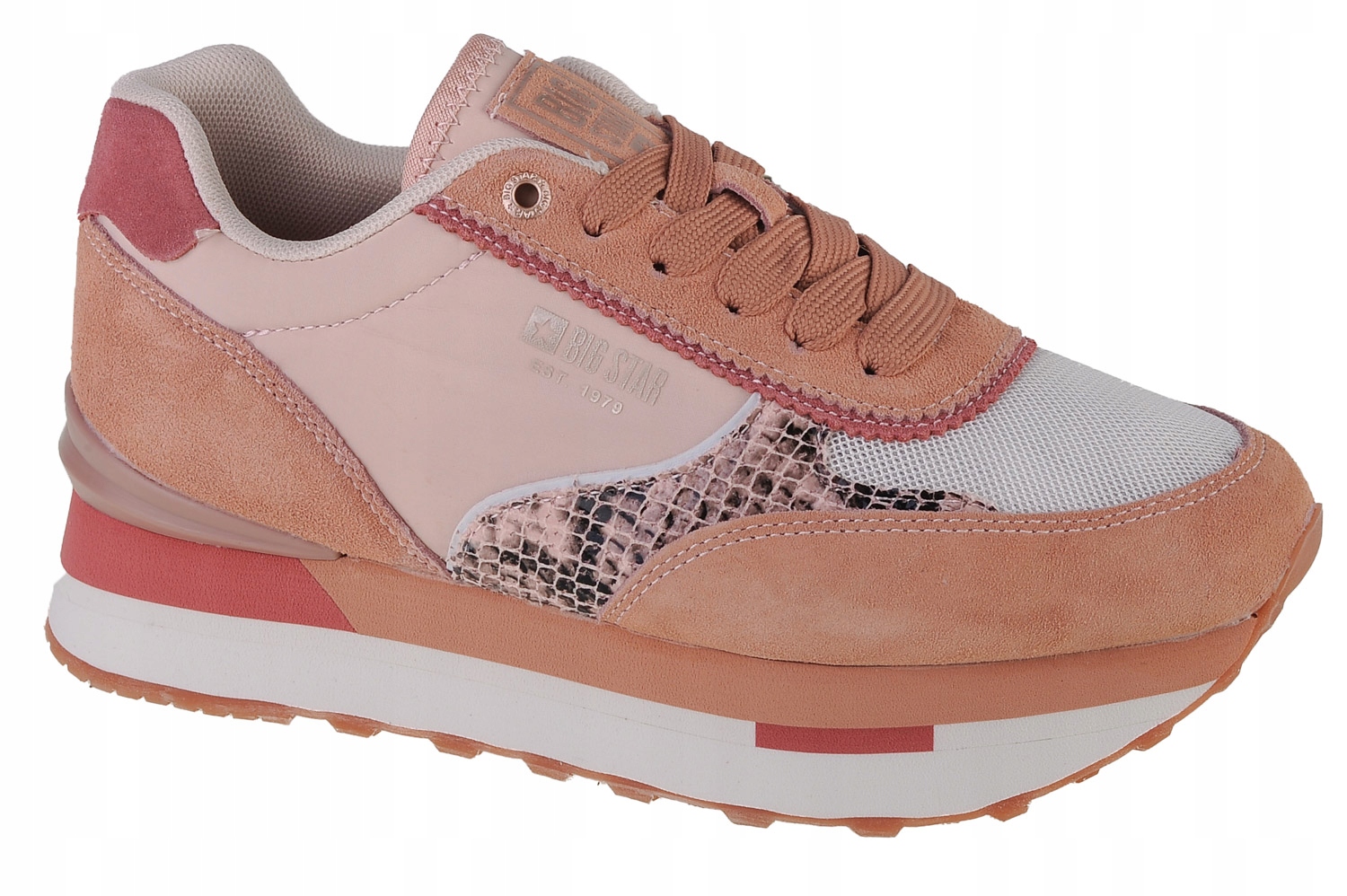 Big Star Boty [40] Dámské semišové tenisky růžové