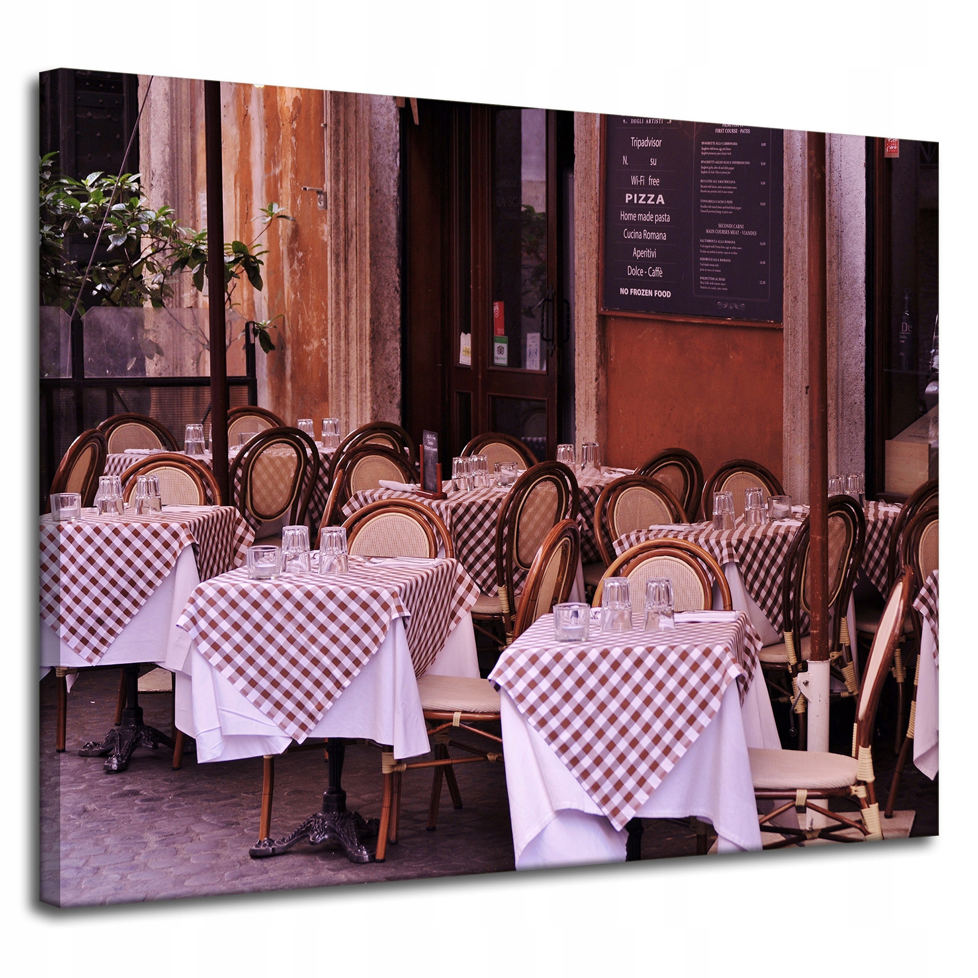 Obrazy na plátně Restaurace Bistro Lokal 100x80