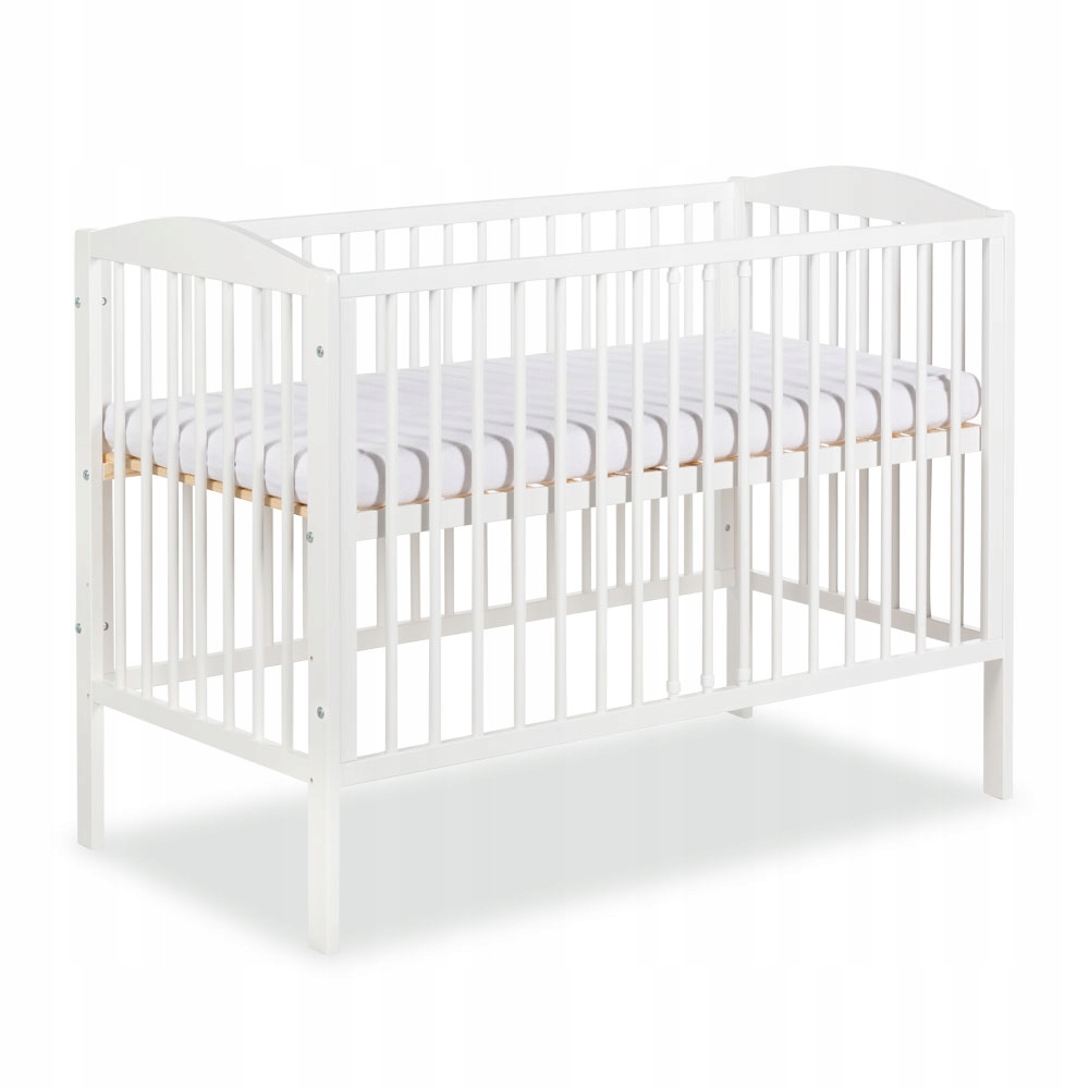 Łóżeczko KLUPŚ HENRY / RADEK II białe 120x60 Marka Klupś Meble Dziecięce