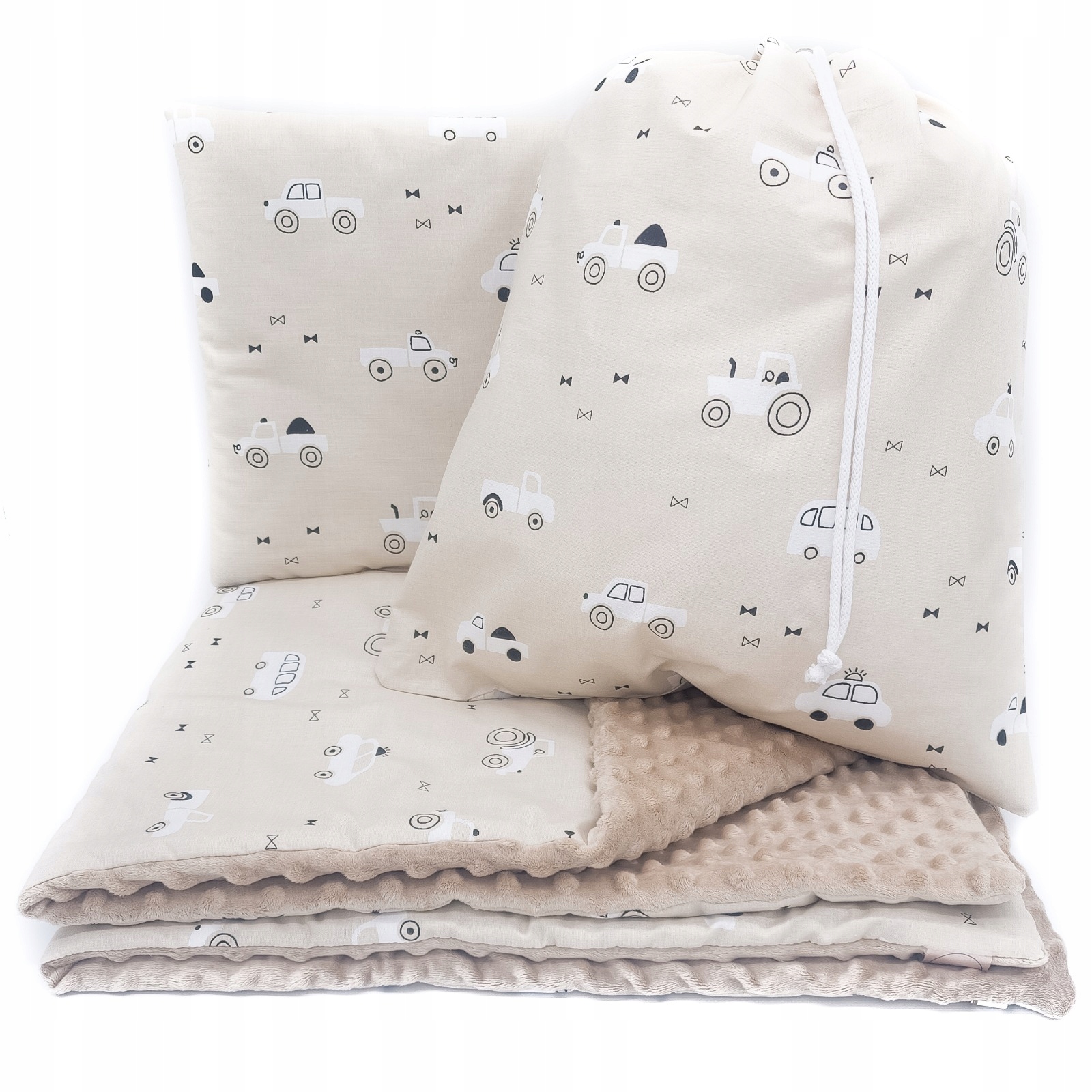 Zestaw Przedszkolaka Kołdra 100X135 Poduszka 3W1