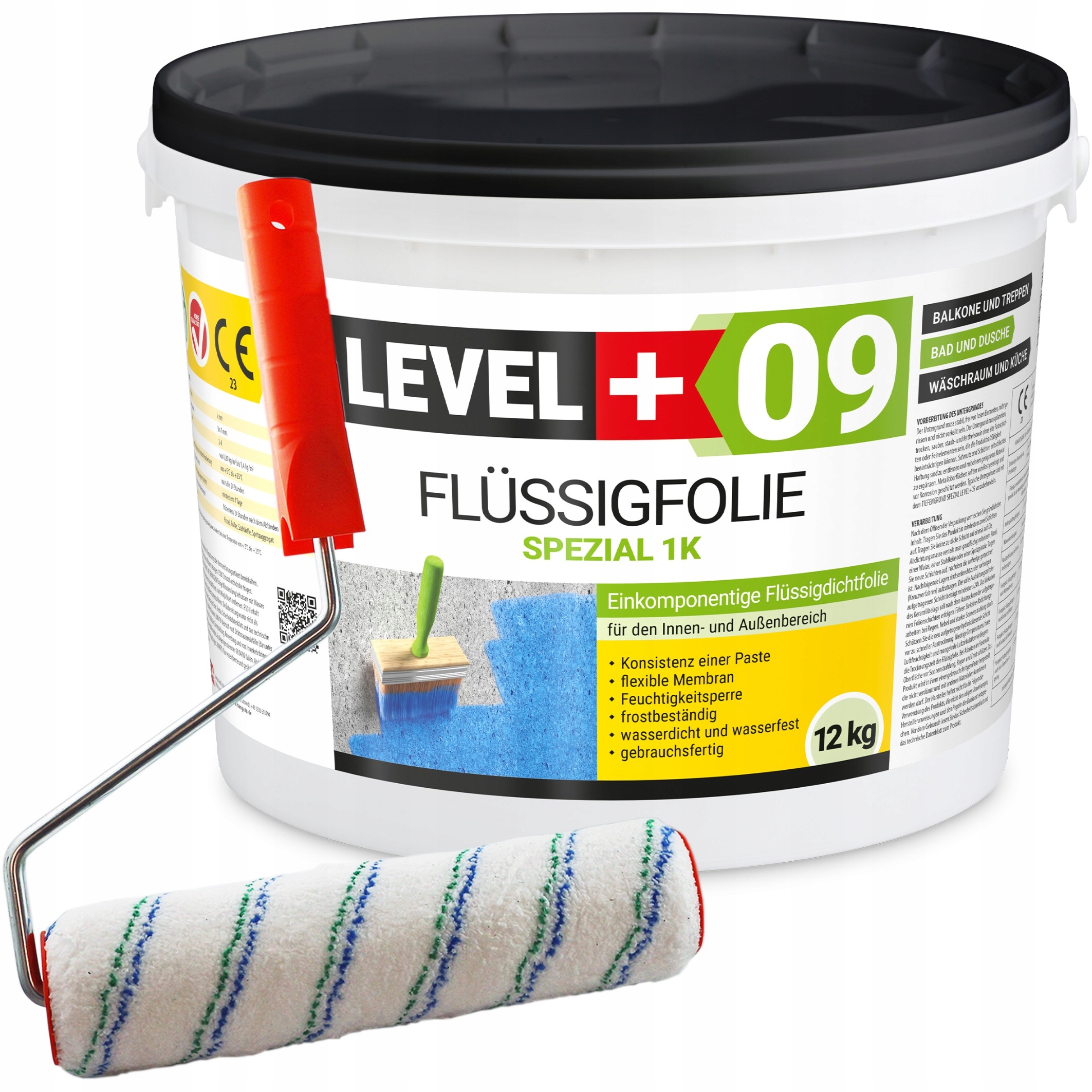 Fólie 12 kg Hydroizolace na balkon Malířský váleček L+09