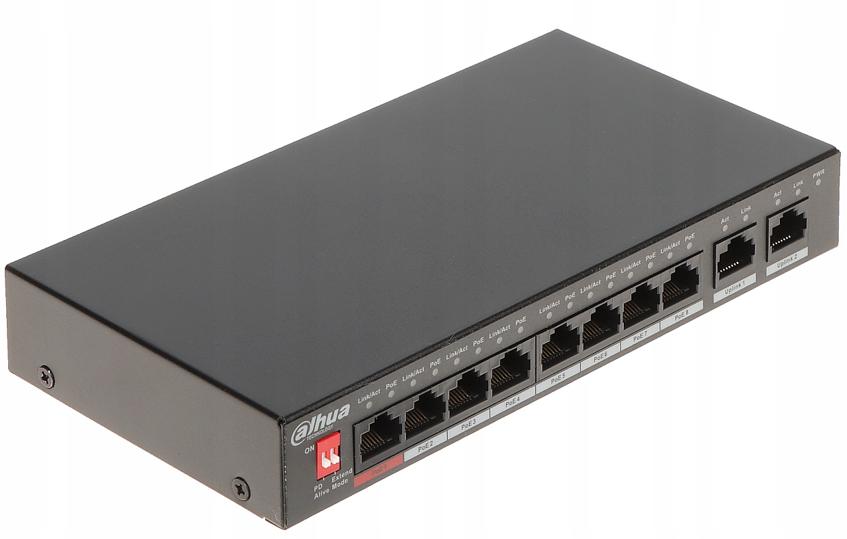 

Switch PoE 8X Poe PFS3010-8ET-96-V2 Dahua