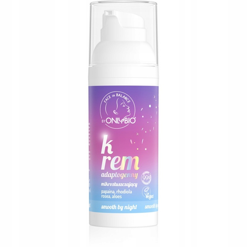 OnlyBio Face Balance krem adaptogenny mikrozłuszczający na noc 50 ml