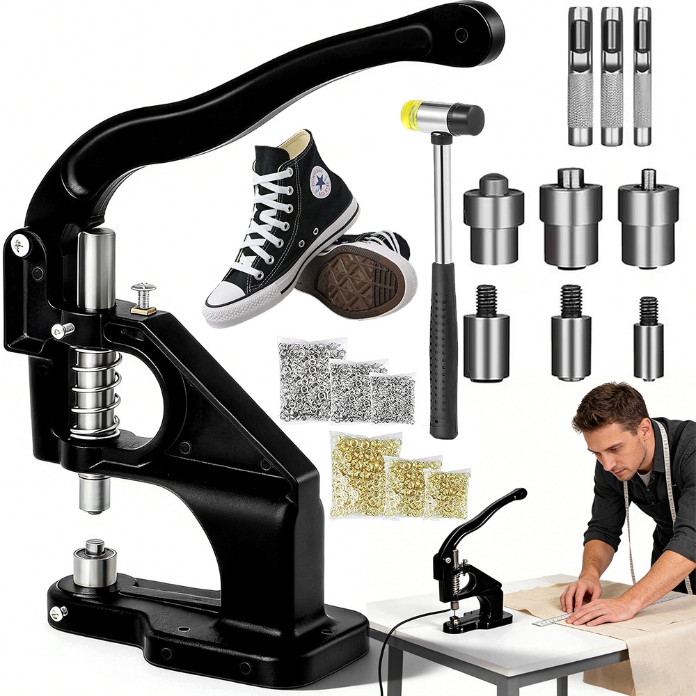 Děrovačka Ruční Lisovací Průmyslová Litinová Sada