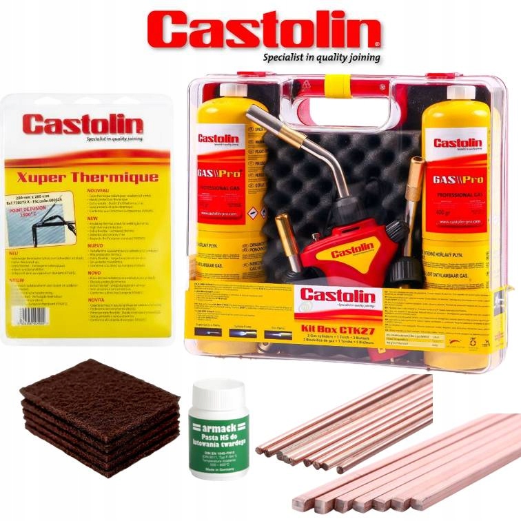 Sada Na Spájkovanie Castolin Horáka Spájky Ochrannej Rohože