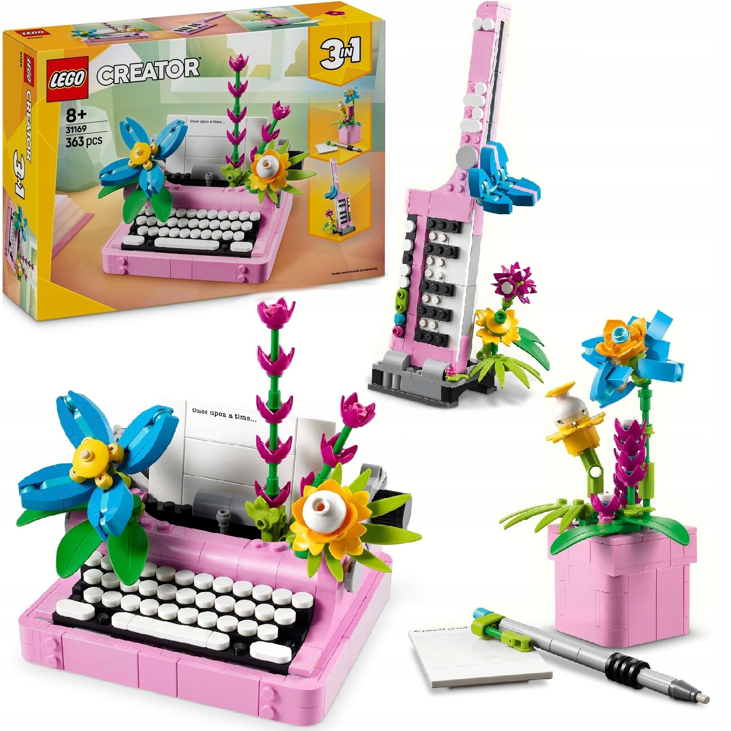 Lego Creator 3 W 1 Maszyna Do Pisania Z Kwiatami 31169 Katalog Lego W Pdf